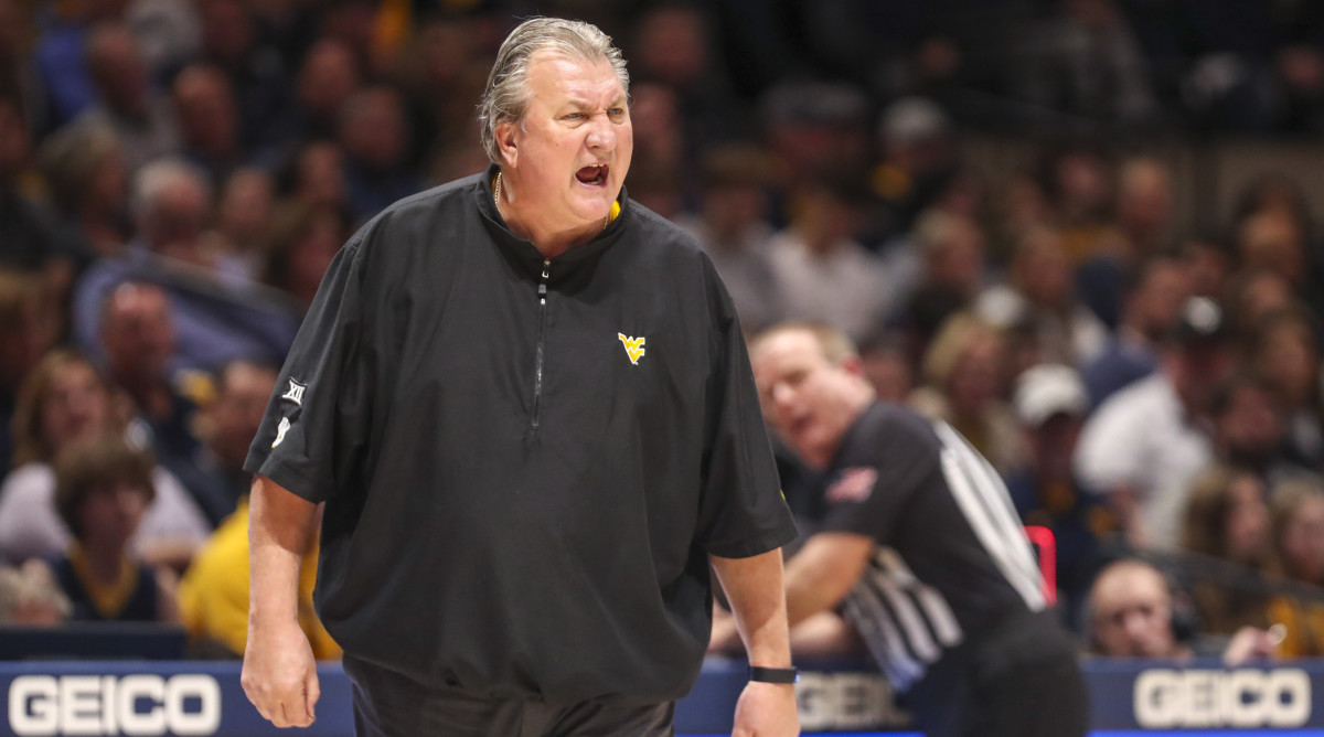 Bob Huggins coaching West Virginia basketball